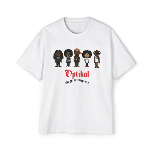 DCL Optikal thugs-n-illusionz Anime White Tee