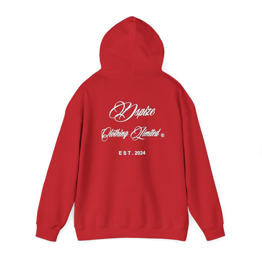 DCL White Script Red Hood