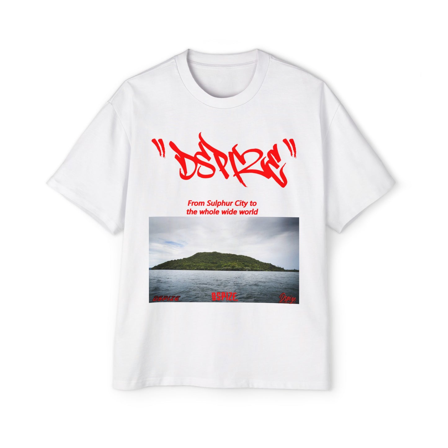 DCL Dspize Sulphur City Mokoia Island Red/White Tee