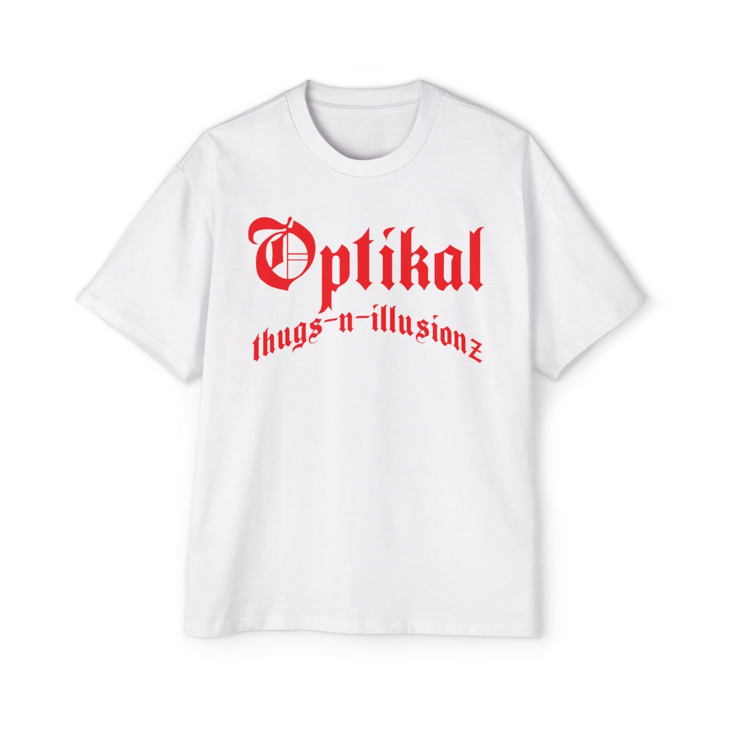 DCL Optikal thugs-n-illusionz Red/White Tee