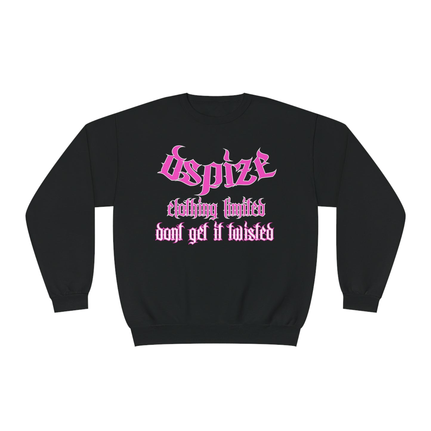 DCL Bad Manners Pink/Black Crew Neck