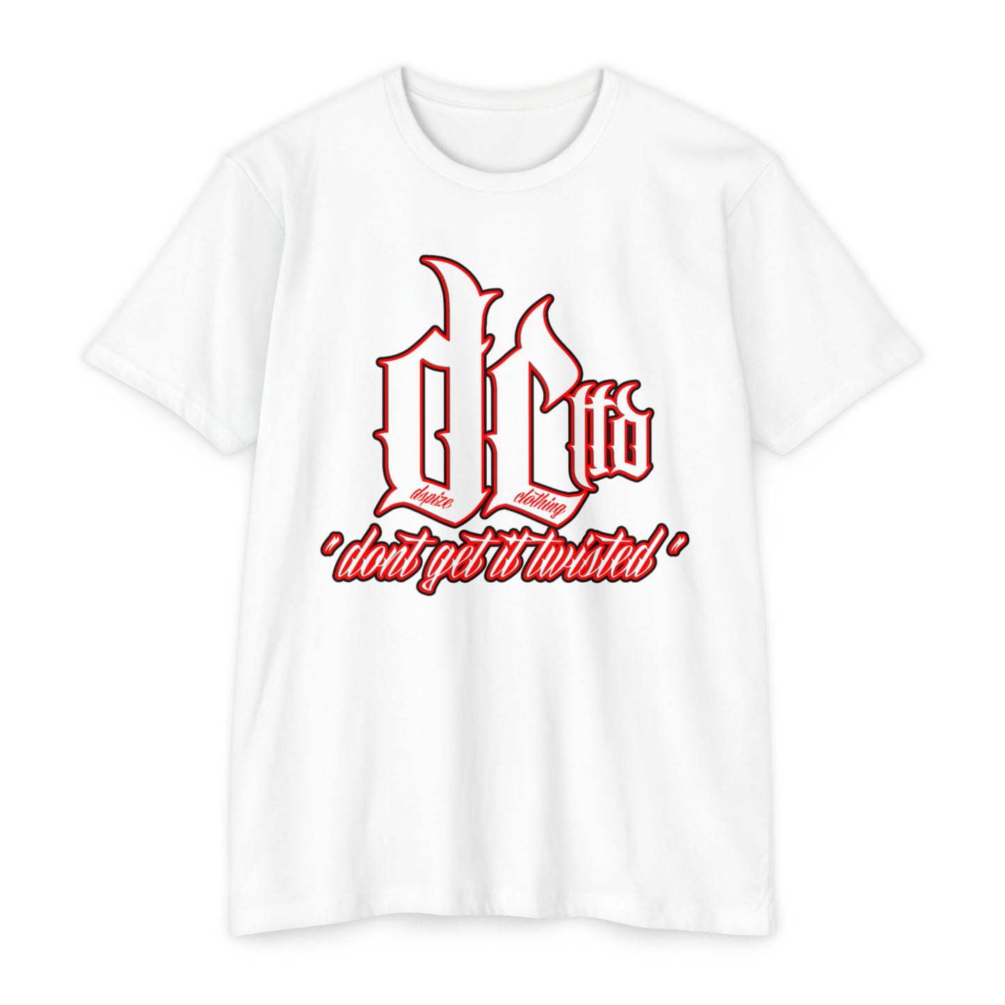 DCL DC Ltd DGIT Red White Tee