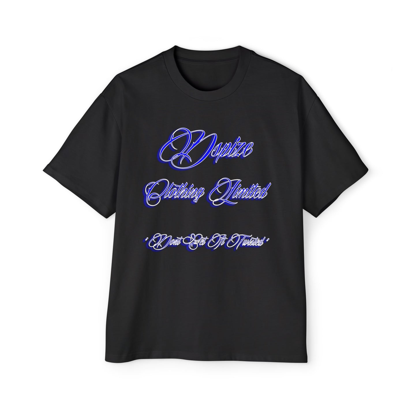 DCL DGIT Blue Script Black Tshirt