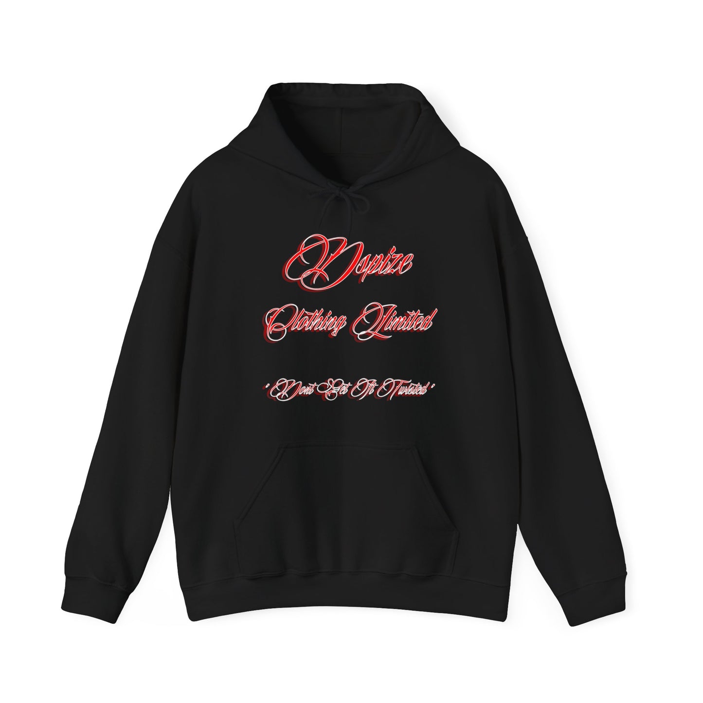 DCL DGIT Red Script Black Hood