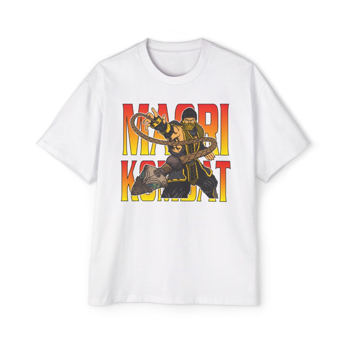 DCL Maori Kombat Scorpion White Tee