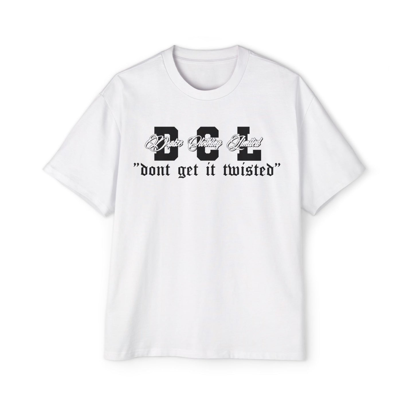 DCL DGIT Team Varsity Black White Tee