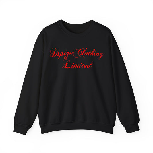 DCL Chopping Script Black Crew Neck