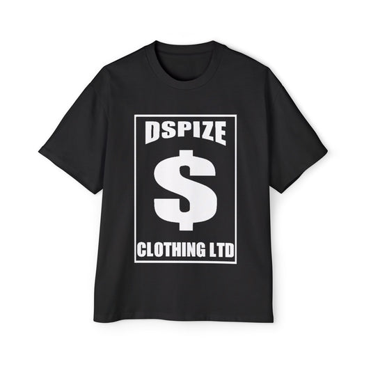 DCL Dollar Sign White Black Tee