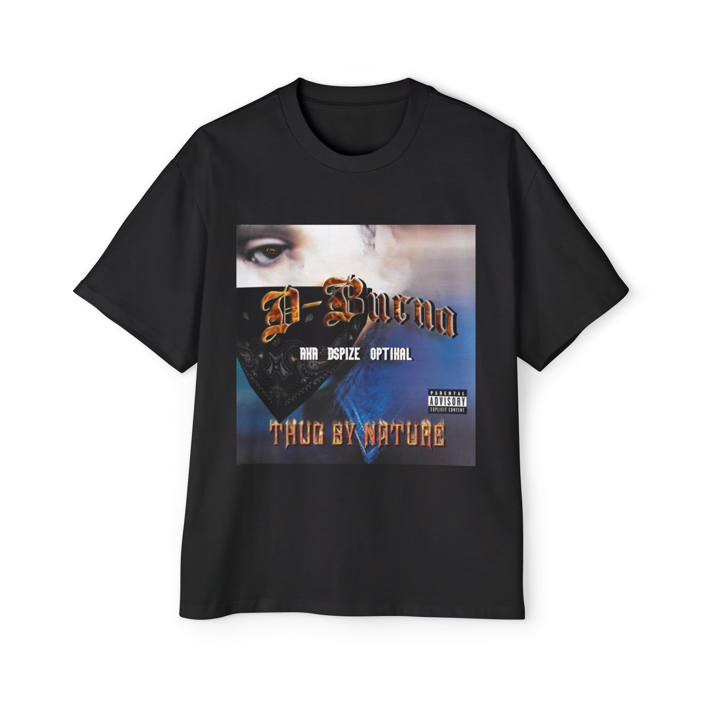 DCL D-Burna Thug By Nature Black Tee