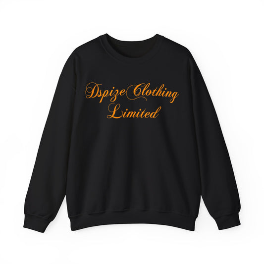 DCL Chopping Script Black Crew Neck