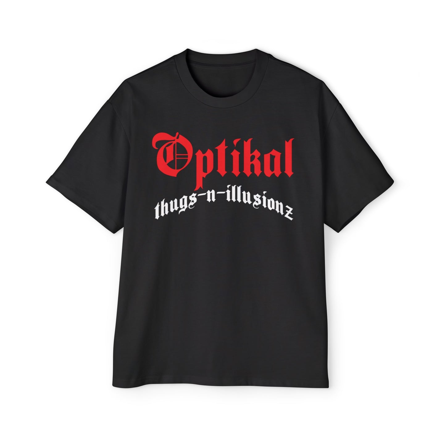 DCL Optikal thugs-n-illusionz Red/White Black Tee