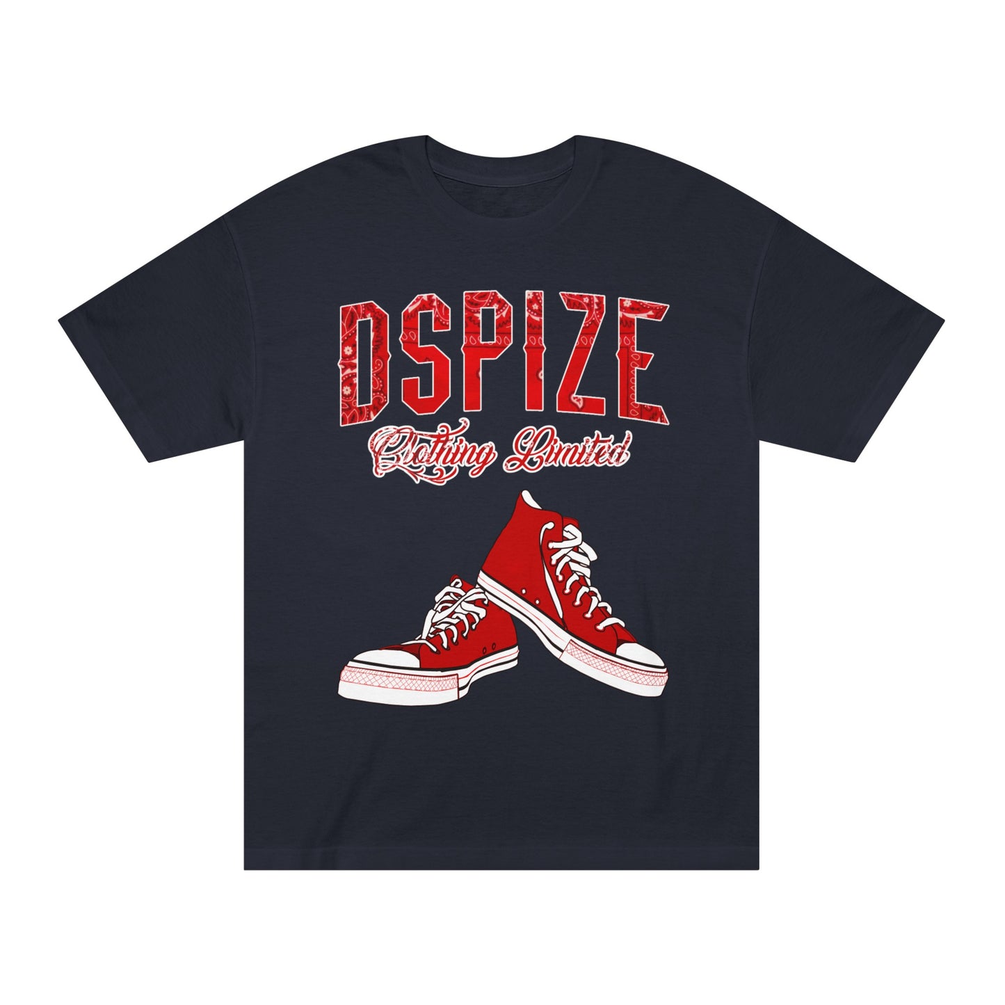 DCL Canvas Sneakers Rotovegas Red Bandana Black Tshirt