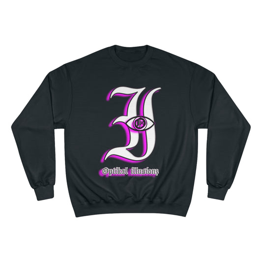 DCL Optikal illusionz Pink Black Crew Neck