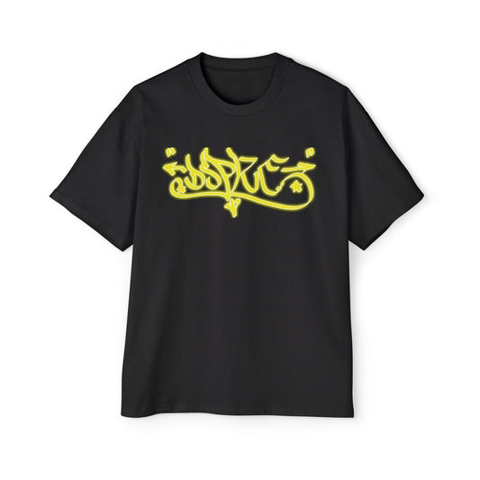 DCL Dspize Freehand Yellow Tag Black Tee