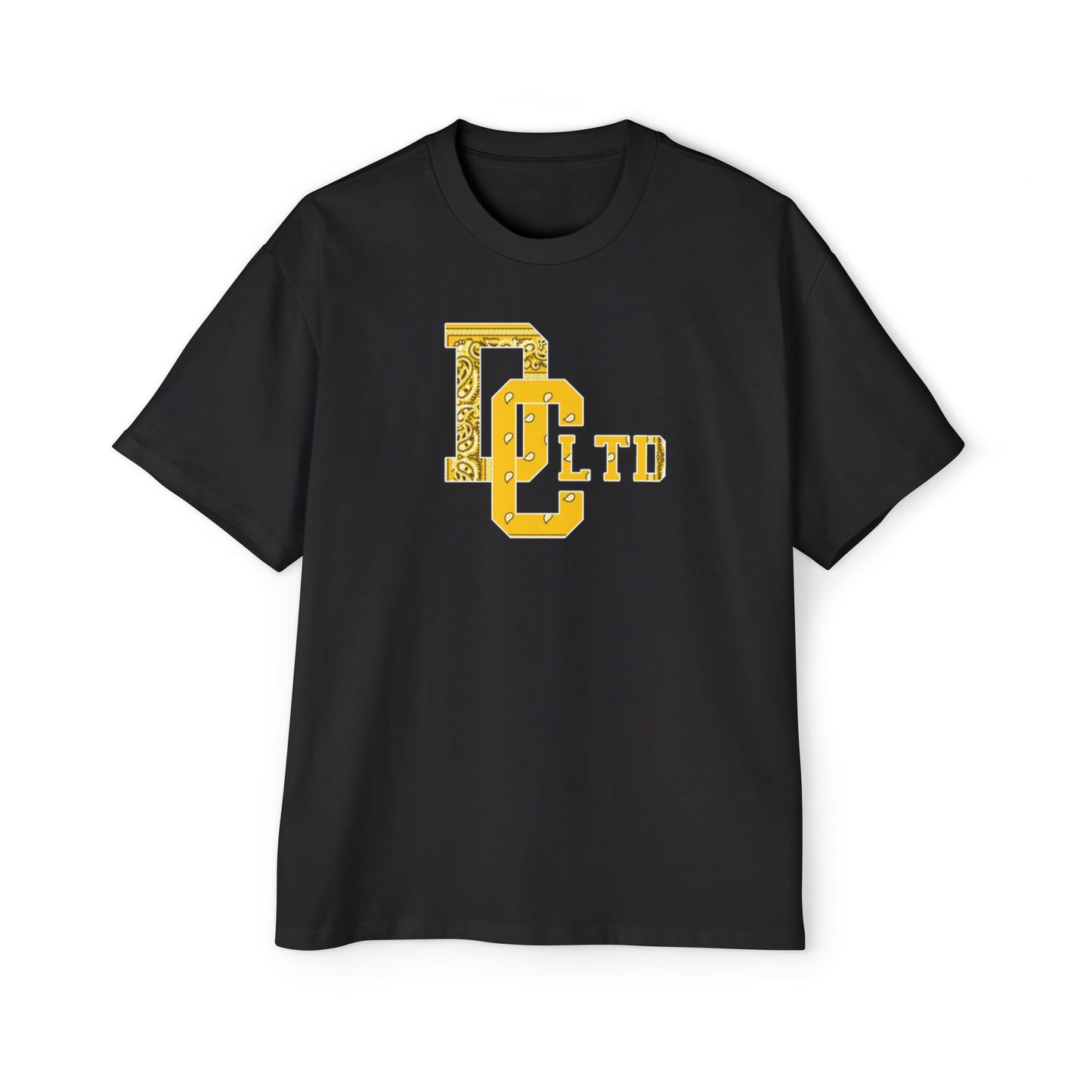 DCL LA Style Yellow Bandana Black Tee