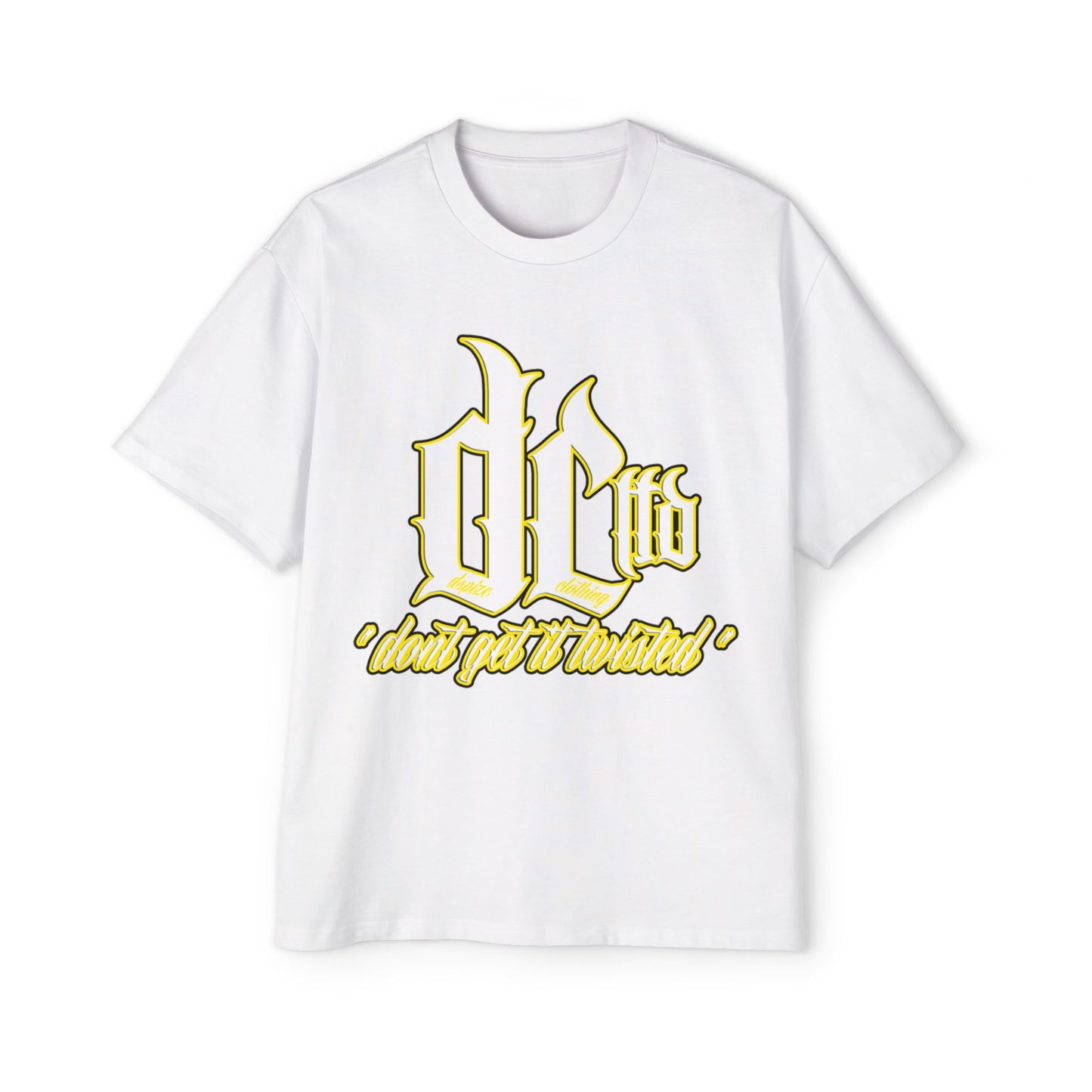 DCL DC Ltd DGIT Yellow White Tee