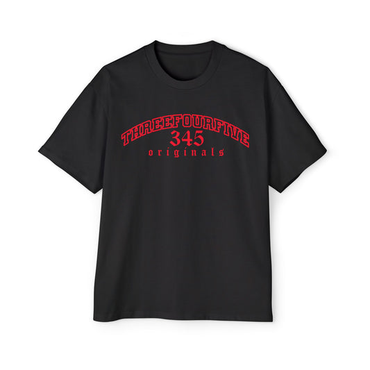 DCL Three Four Five 345 Originals Red Black Tee