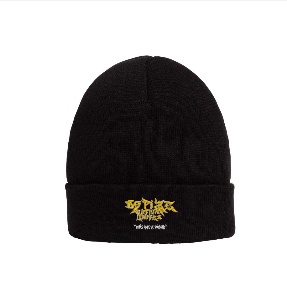 DCL DGIT Yellow Piece Black Beanie