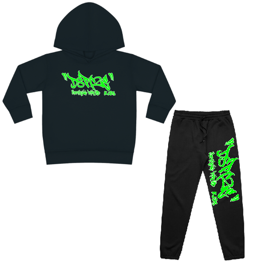 DCL Dspize Green Tag Black Tracksuit (Kidz)