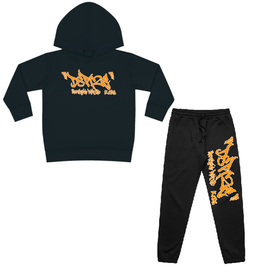 DCL Dspize Orange Tag Black Tracksuit (Kidz)