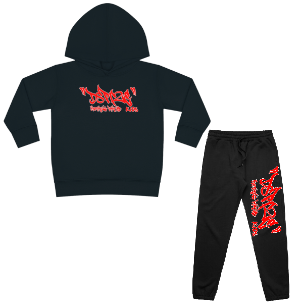 DCL Dspize Red Tag Black Tracksuit (Kidz)