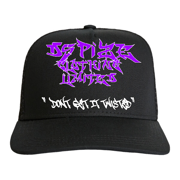 DCL DGIT Purple Piece Black Cap