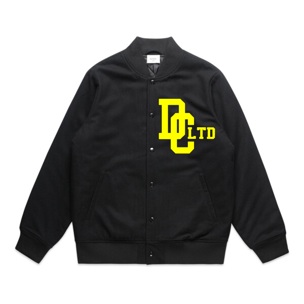 DCL DGIT LA Baseball Style Yellow/Black Bomber Jacket