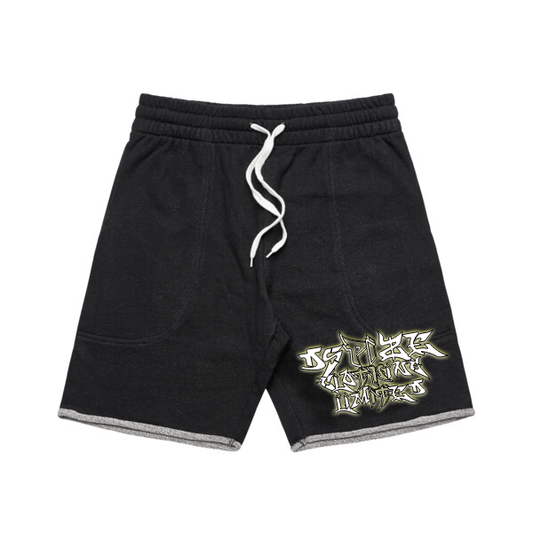 DCL Piece Gold/White Black Mesh Shortz