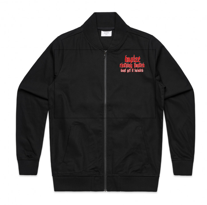 DCL DGIT Bad Manners Red/Black Bomber Jacket