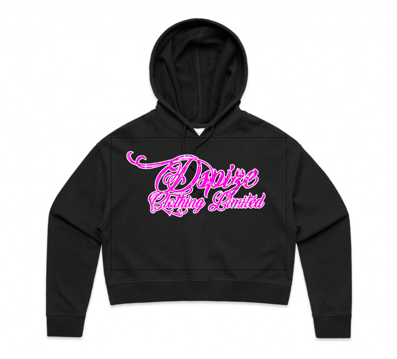 DCL Pink/Black Crop Hood