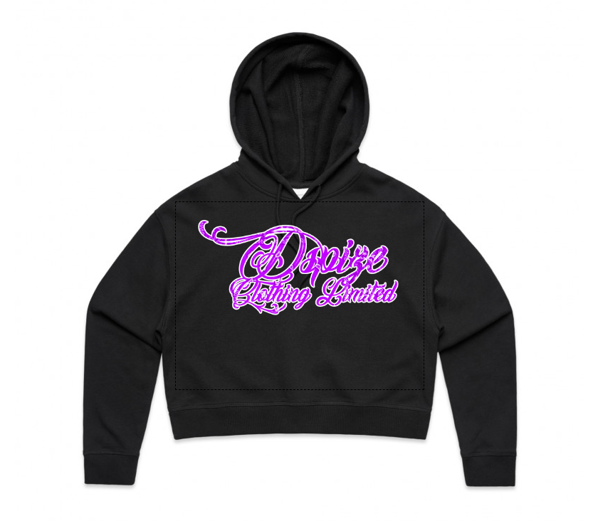 DCL Purple/Black Crop Hood