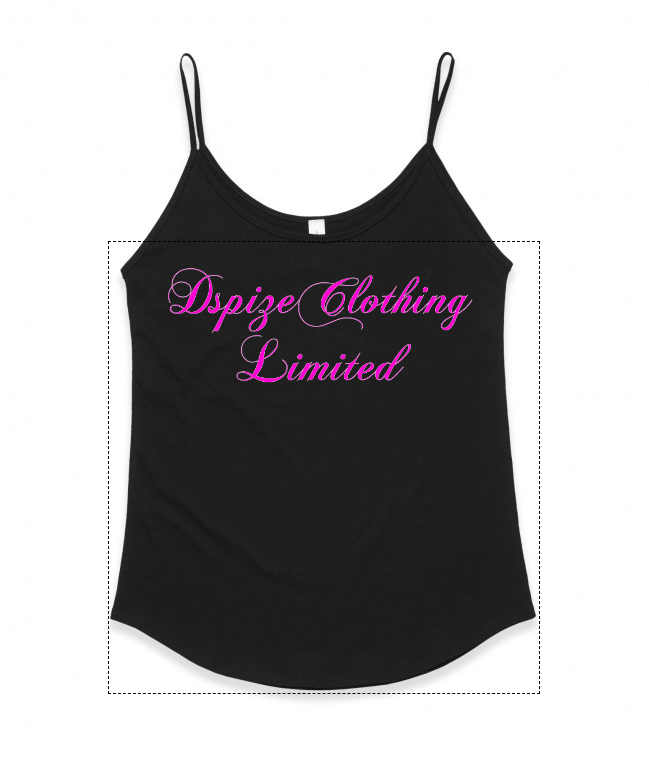 DCL Pink/Black Pillar String Singlet