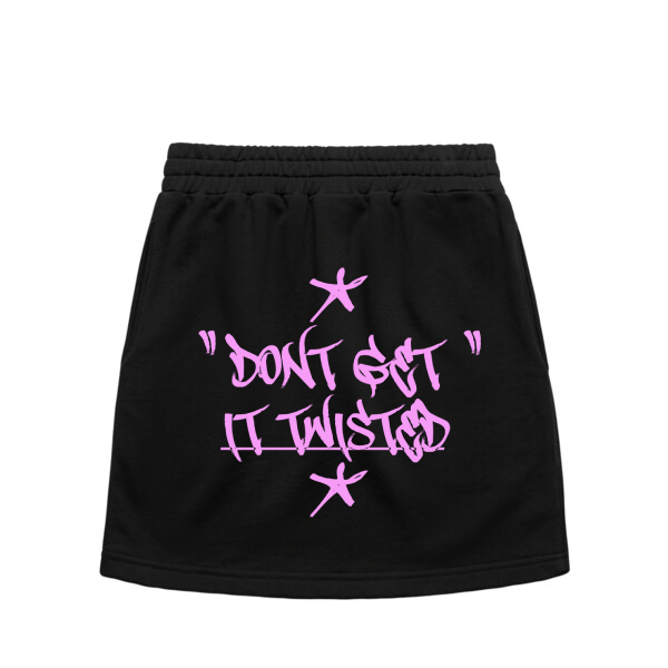 DCL Dspize DGIT Tag Pink/Black Terry Skirt