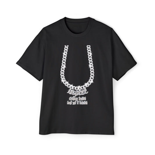 DCL DGIT Bad Manners Iced Out Chain Black Tee