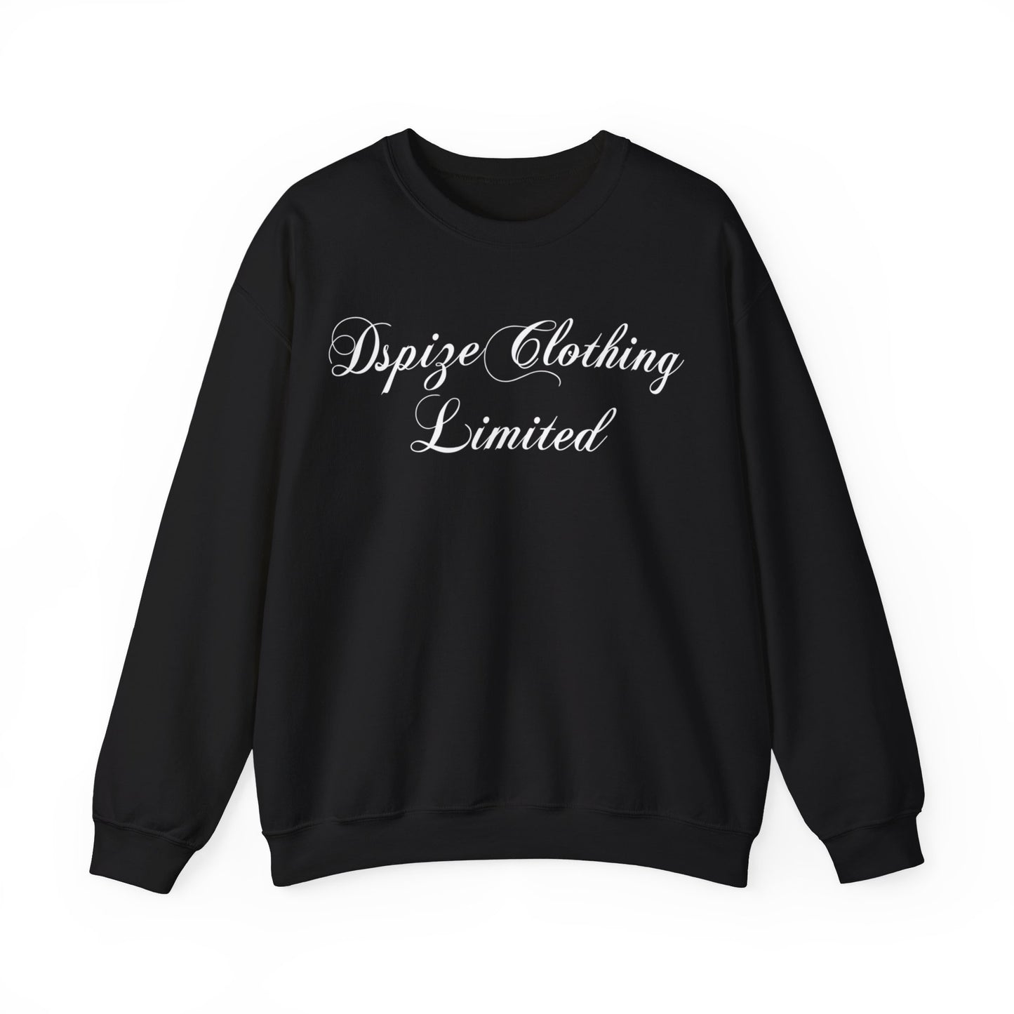 DCL Chopping Script Black Crew Neck