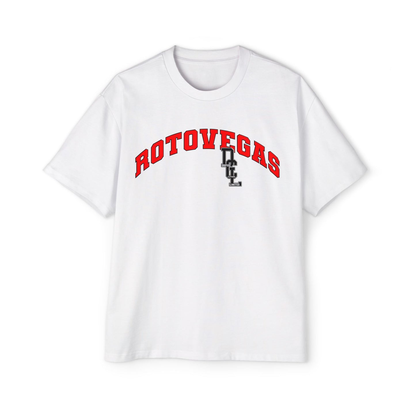 DCL Rotovegas Varsity Red/White Tee