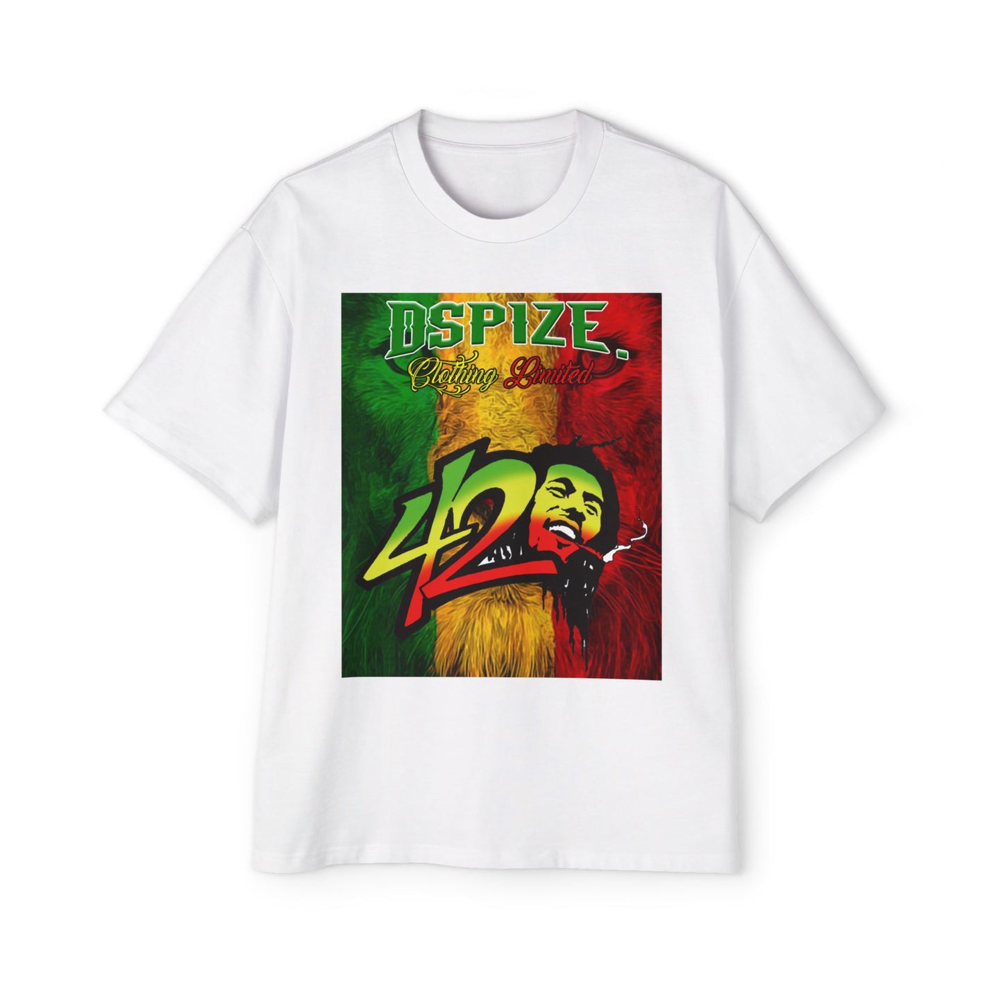 DCL 420 Rasta White Tee