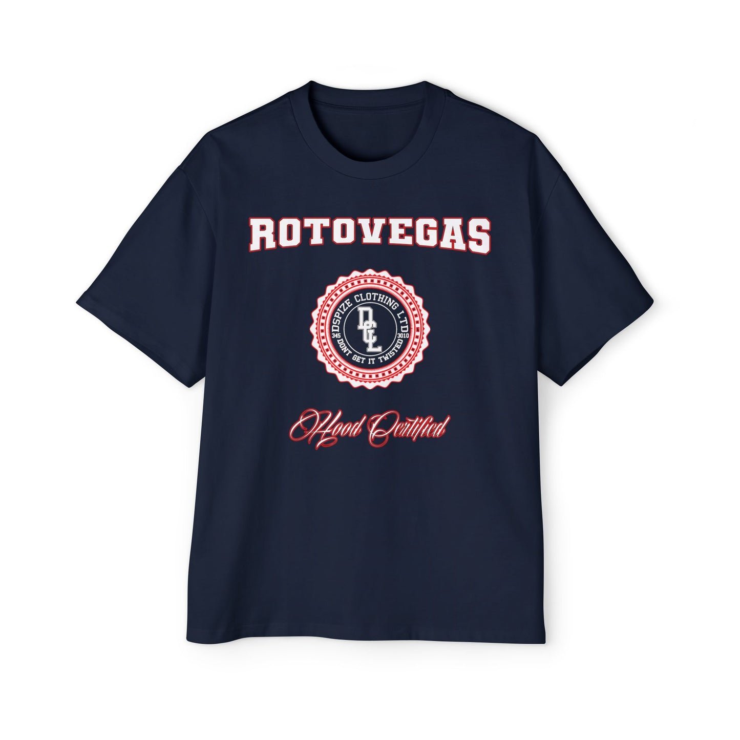 DCL Rotovegas Hood Certified Navy Blue Tee