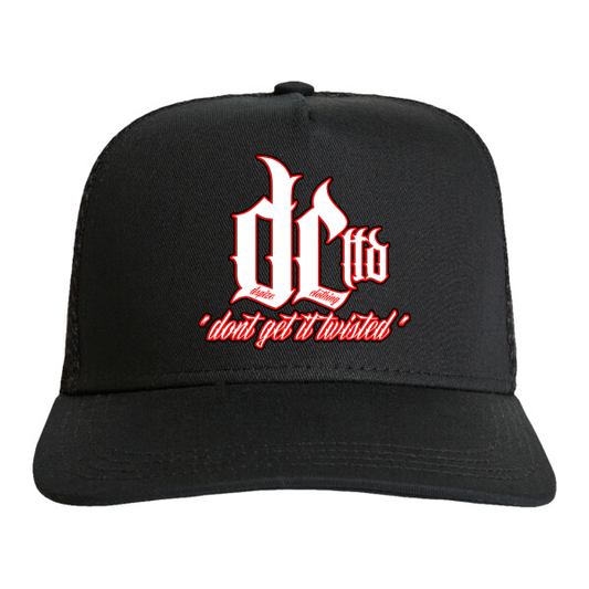 DCL DC Ltd DGIT Red/White/Black Black Cap