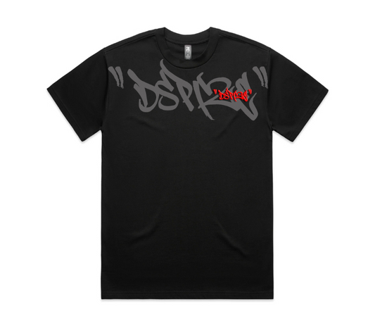 DCL Dspize Grey/Red Tag Black Tee