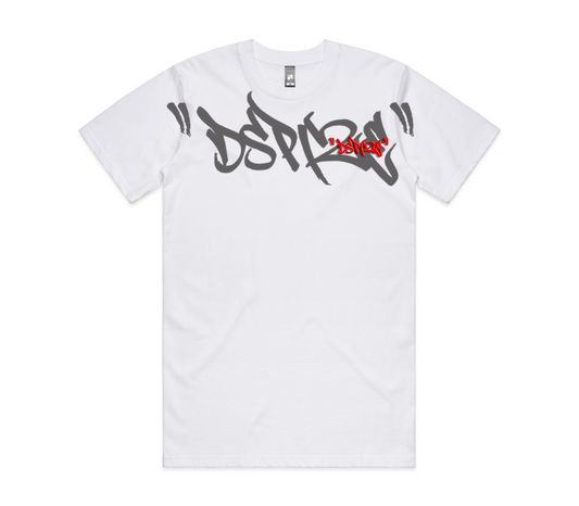 DCL Dspize Grey/Red Tag White Tee