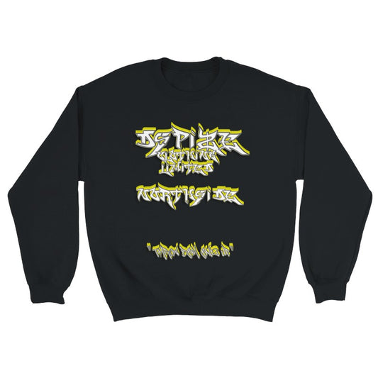 DCL Northside Piece Yellow Black Crew Neck