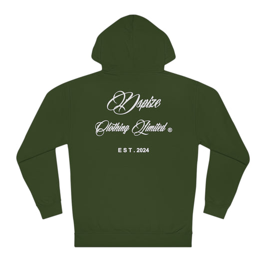 DCL White Script Army Hood