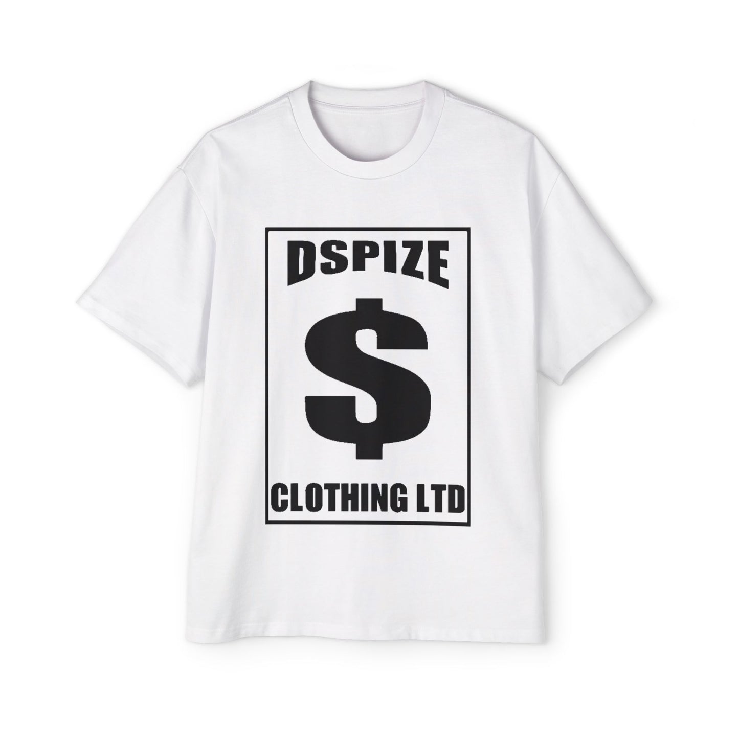 DCL Dollar Sign Black White Tee