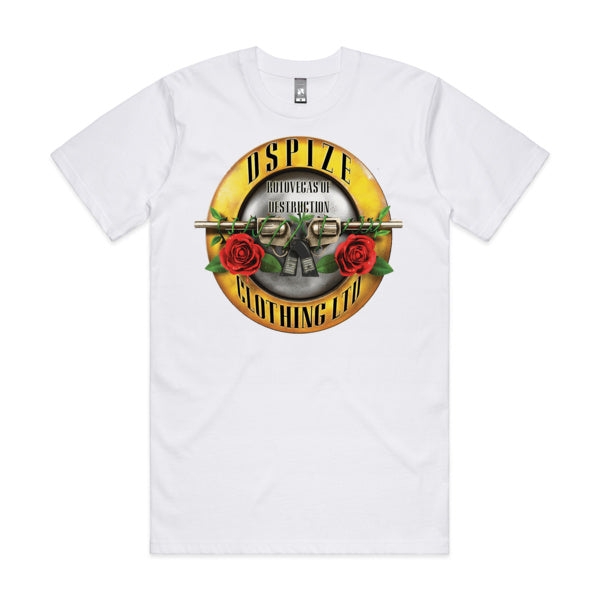 DCL DGIT Rotovegas of Destruction Gunners White Tee