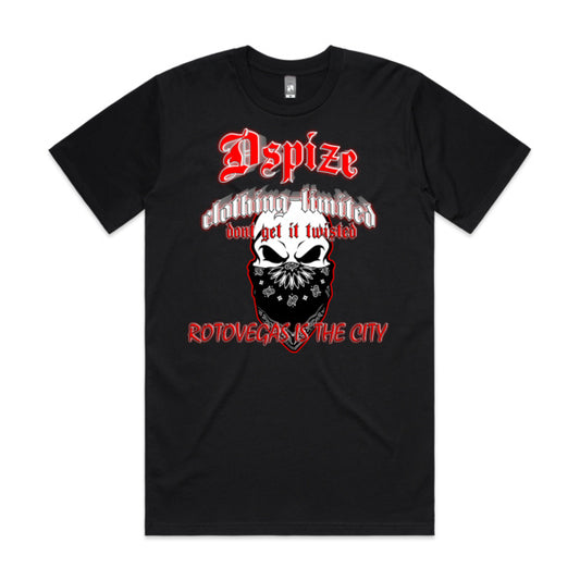 DCL DGIT Rotovegas is the City Thugs Black Tee