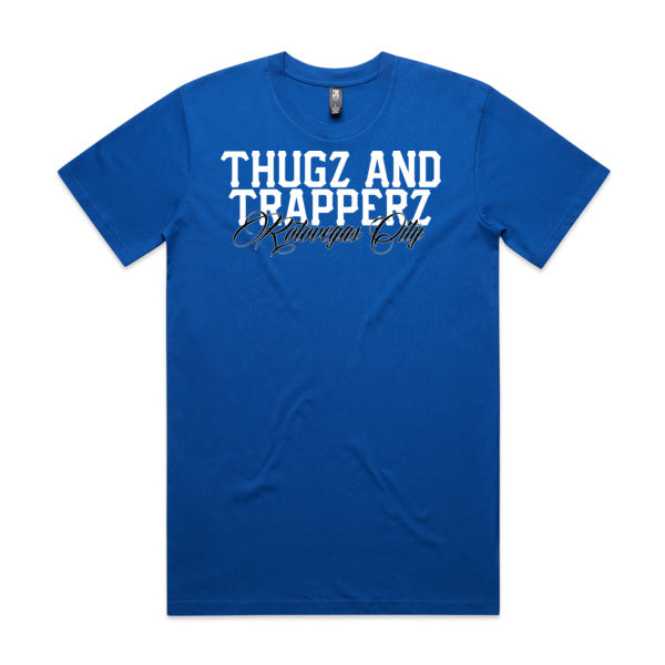 DCL Thugz And Trapperz Rotovegas City Blue Tee