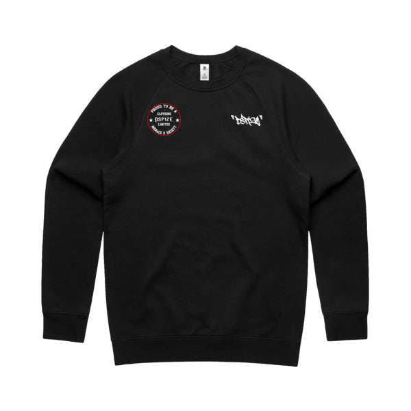 DCL Dspize M2S Red Tag Black Crew Neck