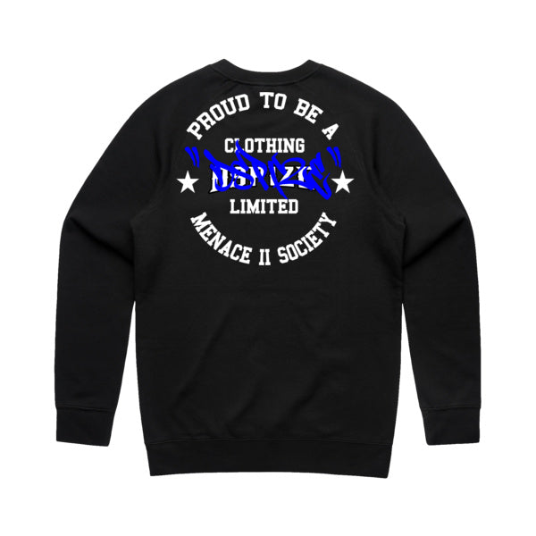 DCL Dspize M2S Blue Tag Black Crew Neck