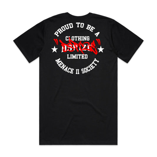 DCL Dspize M2S Red Tag Black Tee